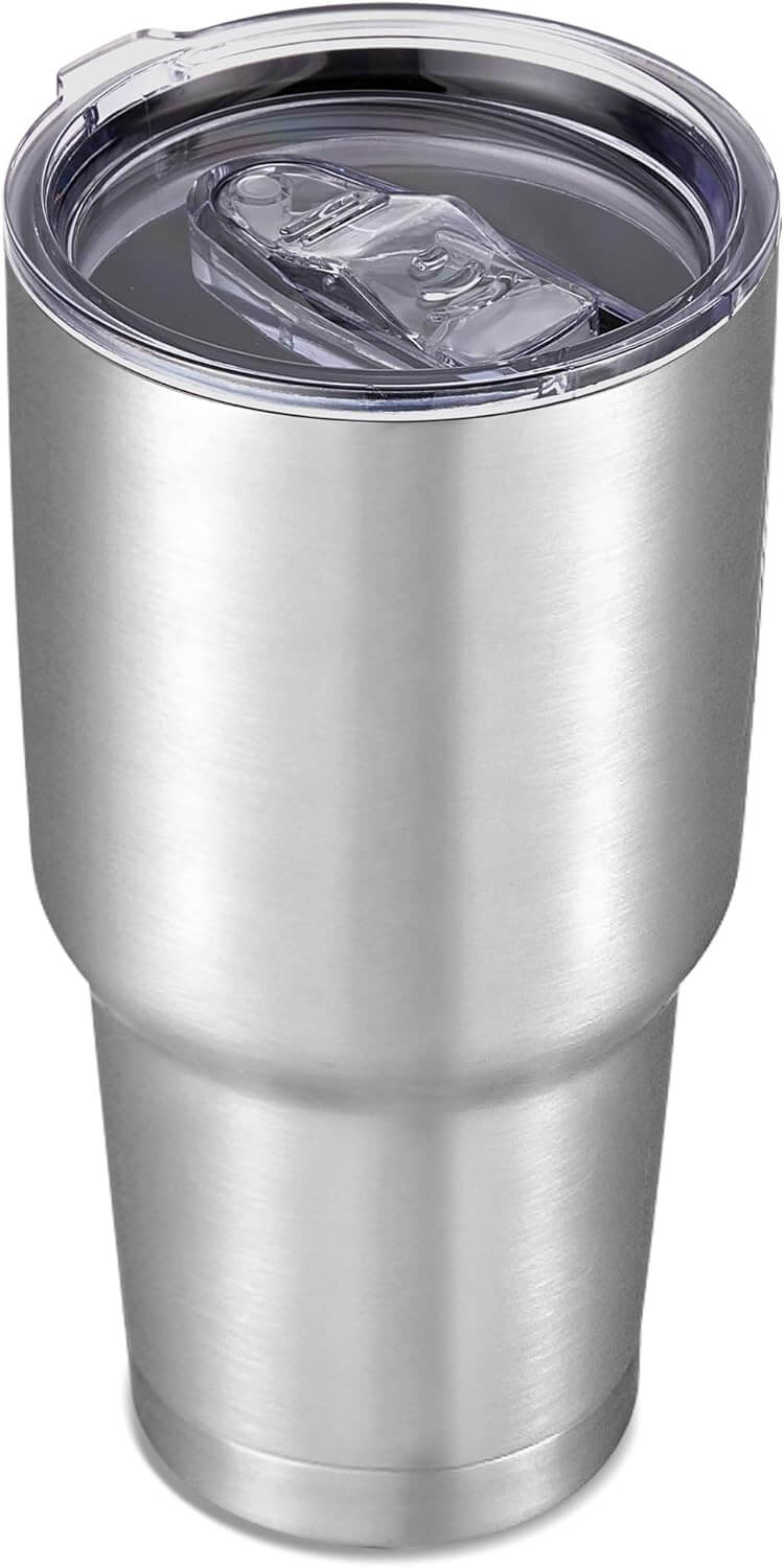 Tumbler with Lid Stainless Steel Tumblers Vacuum Insulated Cup Reusable 30oz