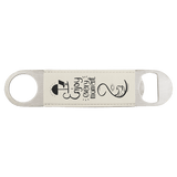 Custom laser engraved leather bottle openers