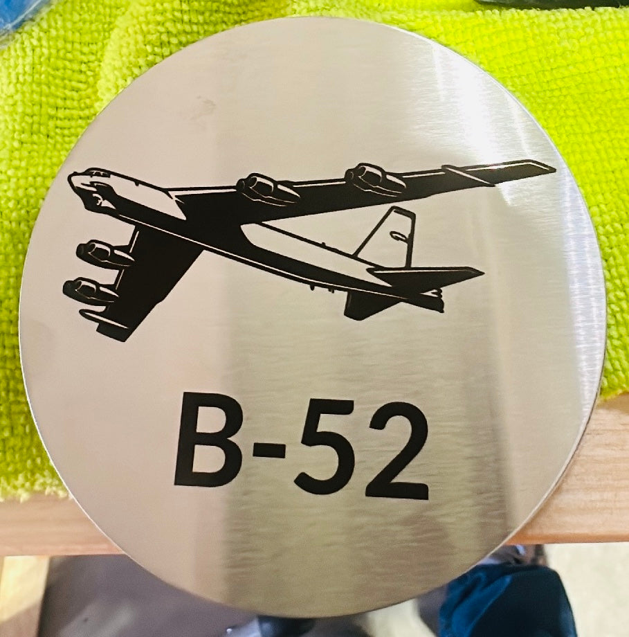 Round Metal Coaster Custom Engraved