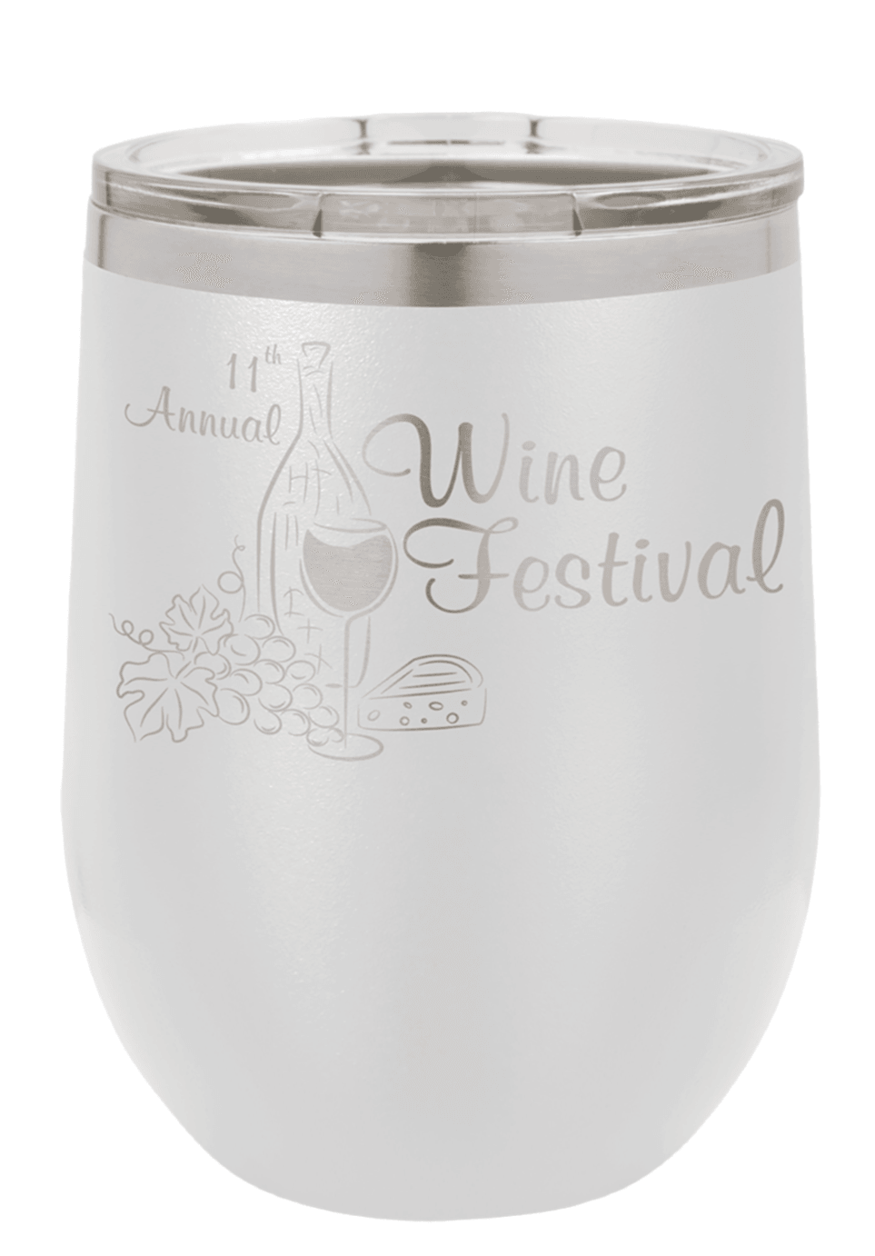 Vacuum Insulated Stemless Wine Tumbler with Lid - Etchlahoma