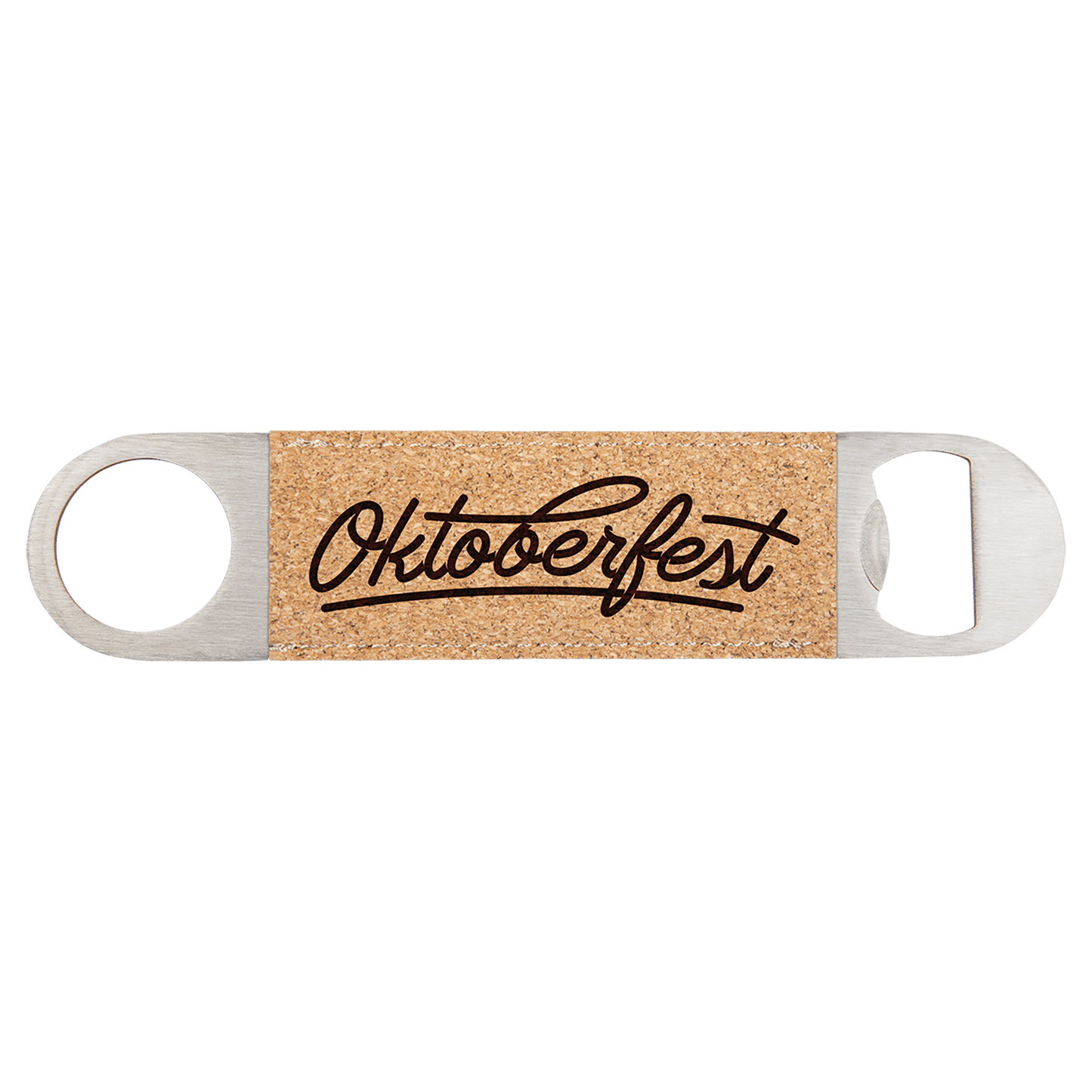 Custom laser engraved leather bottle openers