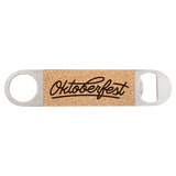 Custom laser engraved leather bottle openers