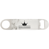 Custom laser engraved leather bottle openers