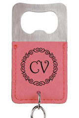 Bottle Opener Rectangle Leatherette - Etchlahoma