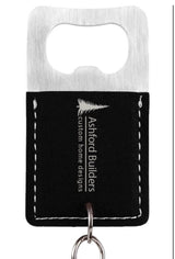 Bottle Opener Rectangle Leatherette - Etchlahoma