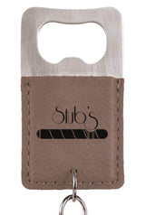 Bottle Opener Rectangle Leatherette - Etchlahoma