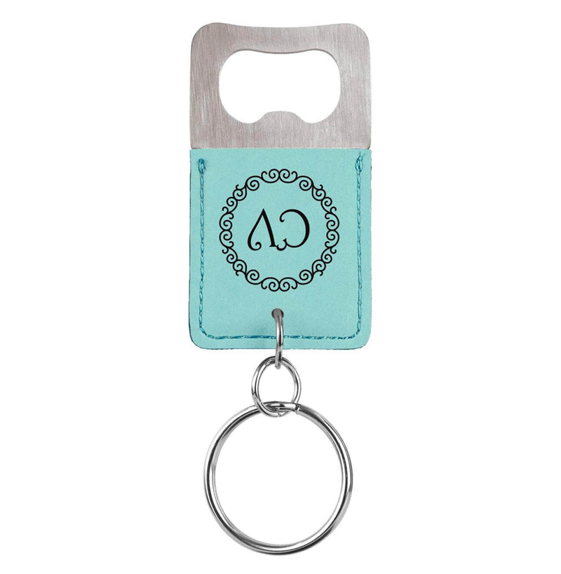 Bottle Opener Rectangle Leatherette - Etchlahoma