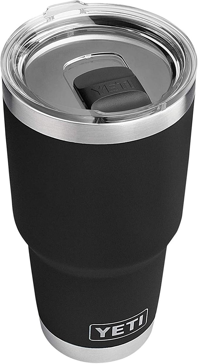 YETI Rambler 30 oz Stainless Steel Vacuum Insulated Tumbler w/MagSlider Lid, Black