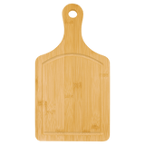 Bamboo Cutting Board Paddle Shape with Drip Ring