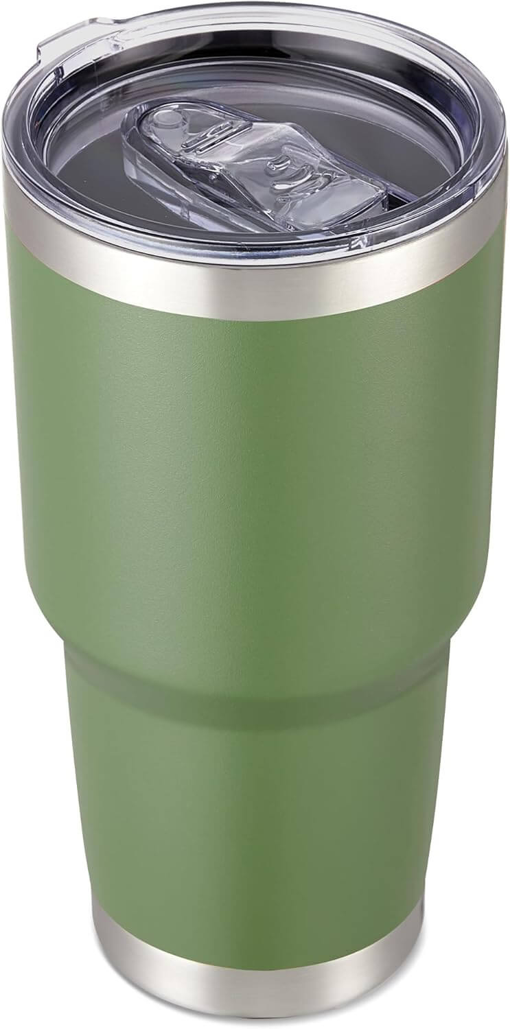 Tumbler with Lid Stainless Steel Tumblers Vacuum Insulated Cup Reusable 30oz