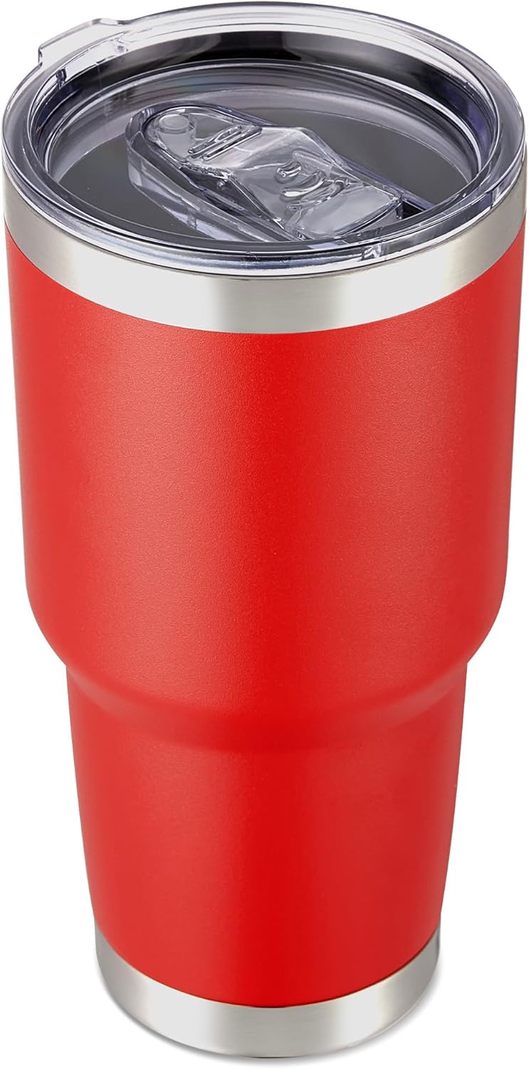 Tumbler with Lid Stainless Steel Tumblers Vacuum Insulated Cup Reusable 30oz