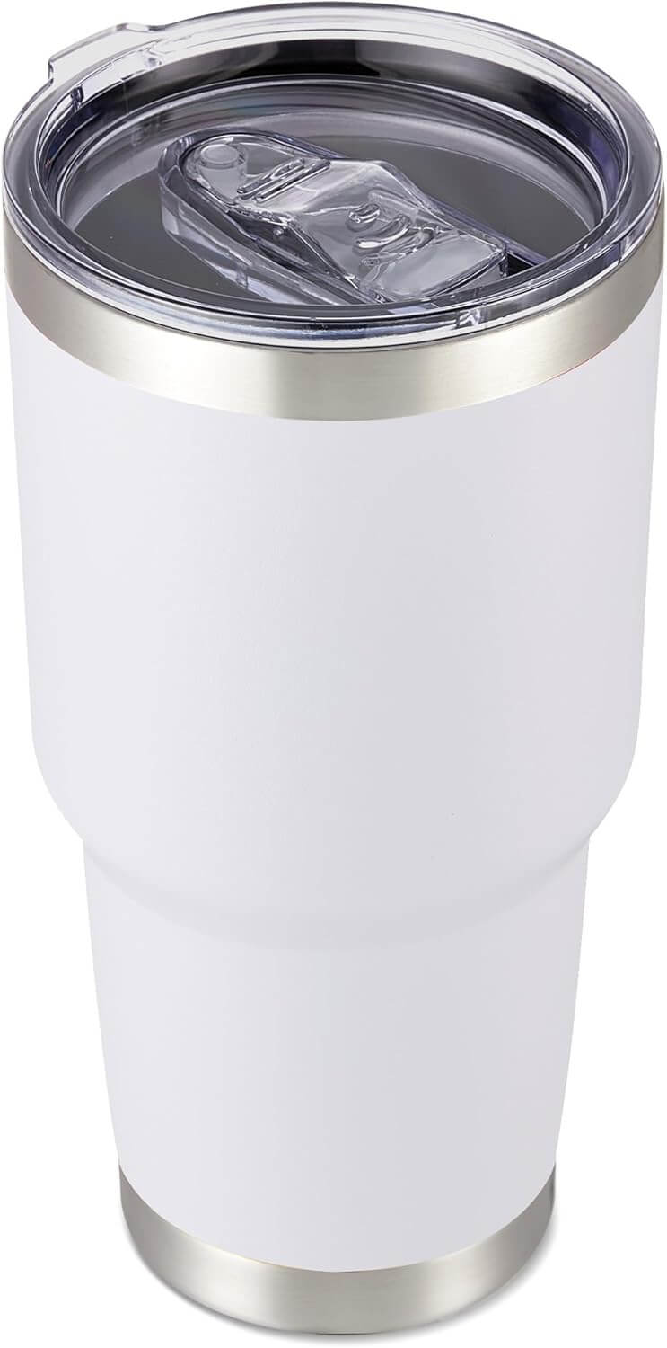 Tumbler with Lid Stainless Steel Tumblers Vacuum Insulated Cup Reusable 30oz