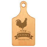 Maple Paddle Shaped Cutting Board