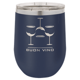 Vacuum Insulated Stemless Wine Tumbler with Lid - Etchlahoma