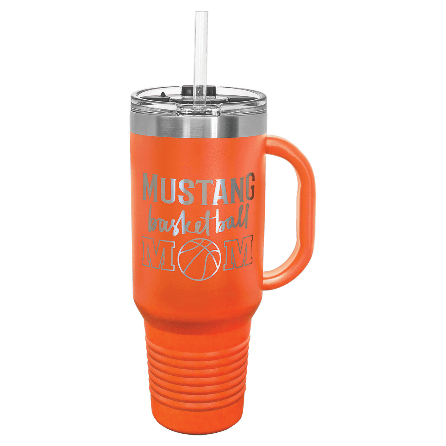 Travel Mug with Handle, Straw Included 40oz - Etchlahoma