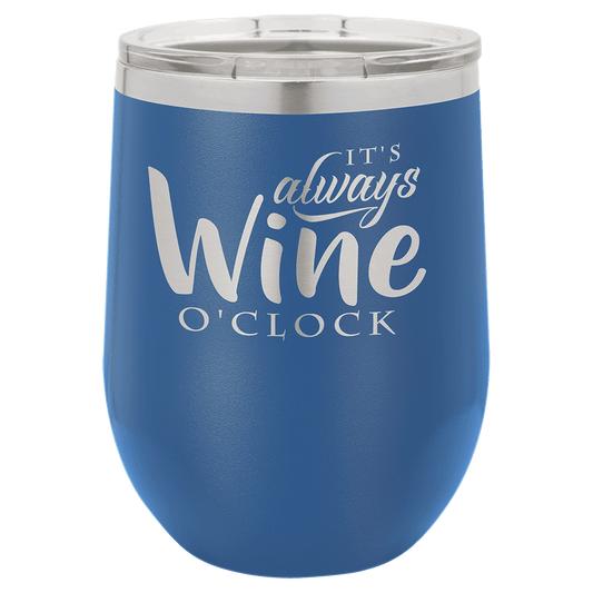 Vacuum Insulated Stemless Wine Tumbler with Lid - Etchlahoma