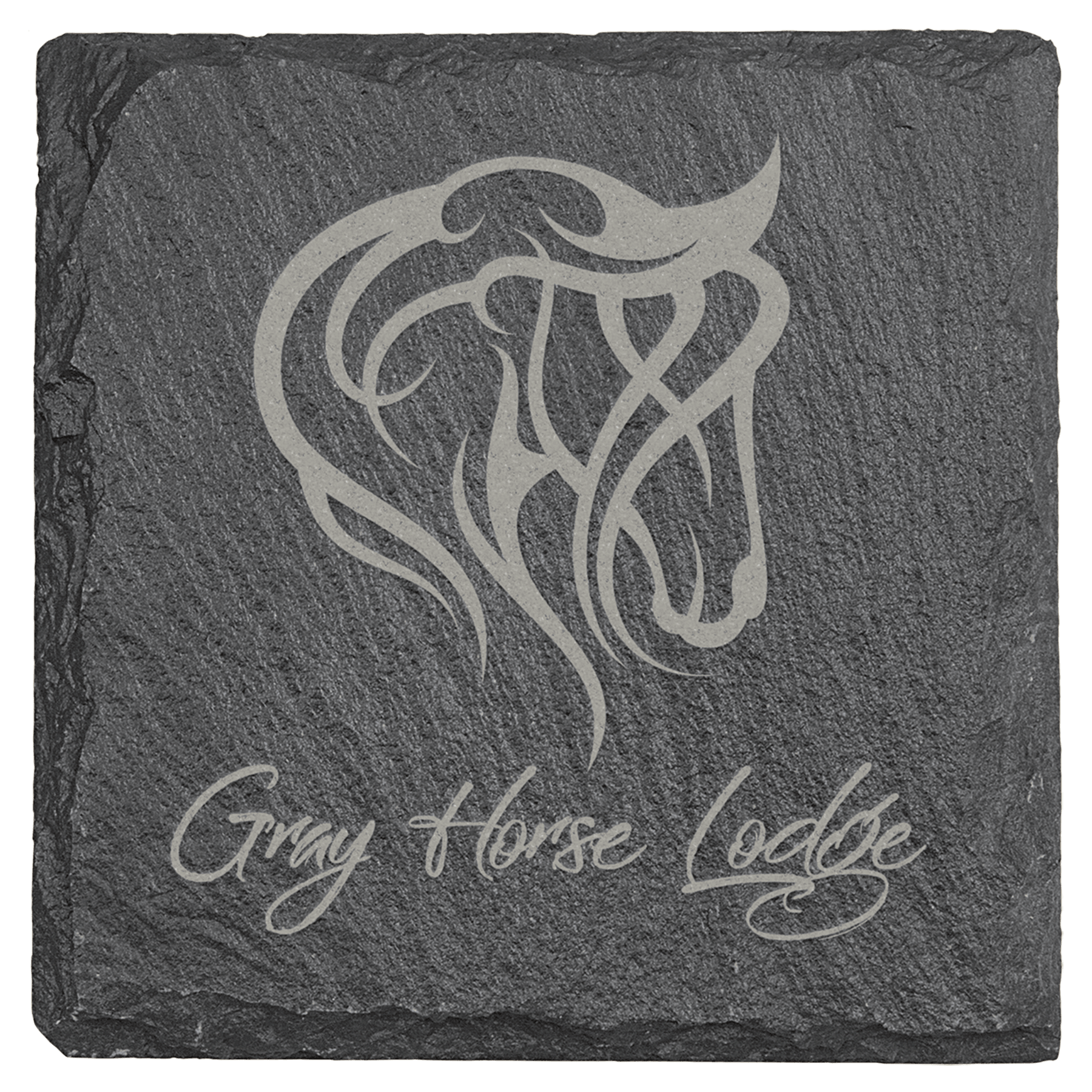 Square Slate Coasters 4"x4" - Etchlahoma