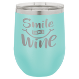 Vacuum Insulated Stemless Wine Tumbler with Lid - Etchlahoma