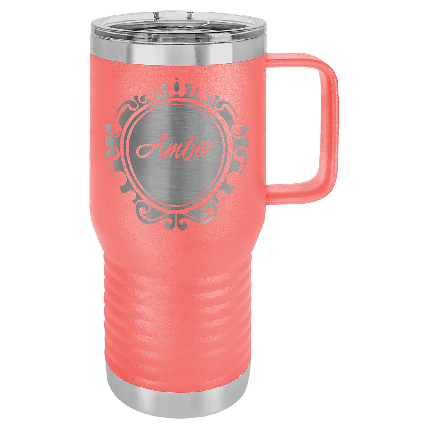 Tumbler 20 oz. Vacuum Insulated Travel Mug with Slider Lid Sample