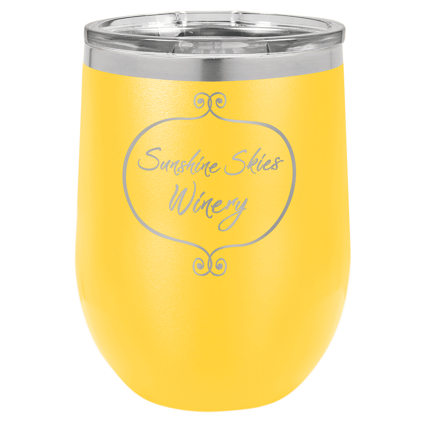 Vacuum Insulated Stemless Wine Tumbler with Lid - Etchlahoma